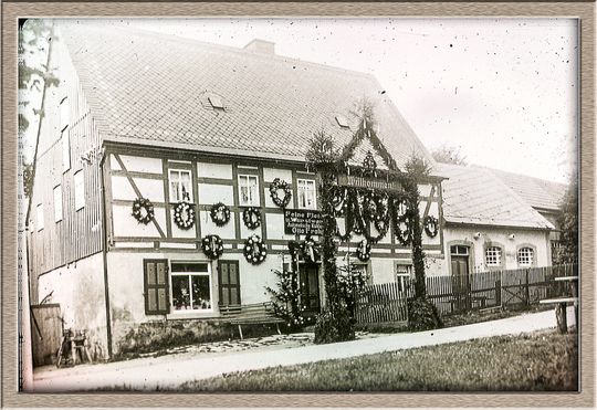 Schützenfest 1929 Ehrenpforte bei Otto Frohs Nr. 62